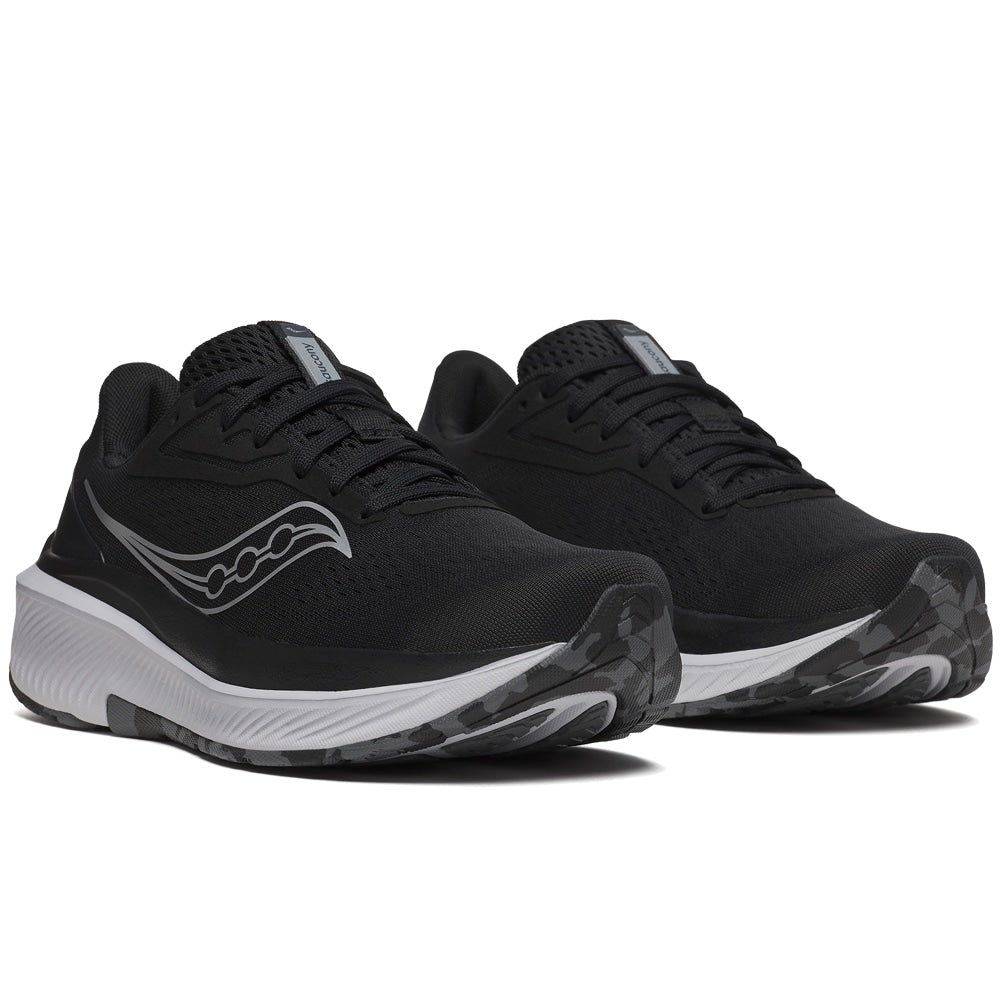 Saucony Echelon 10 Løbesko Dame Extra Bred Black Silver