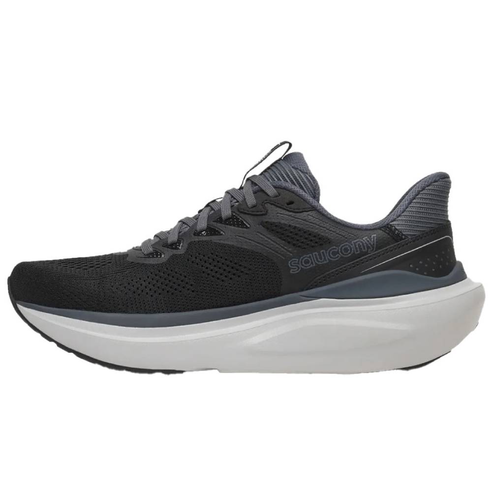 Saucony Echelon 11 Løbesko Herr Extra Bred Black Gunmetal