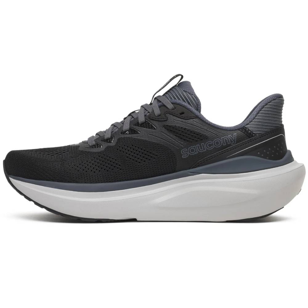 Saucony Echelon 11 Løbesko Herr Extra Bred Black Gunmetal