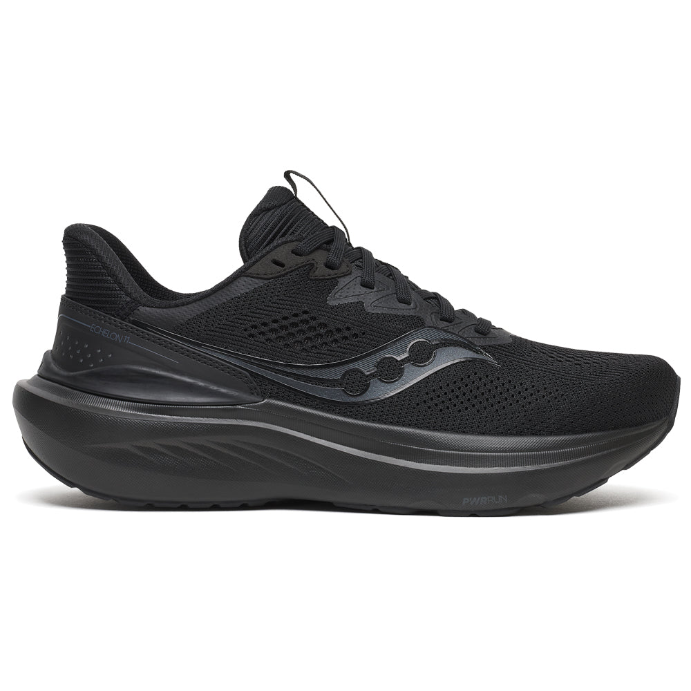 Saucony Echelon 11 Løbesko Dame Bred Triple Black