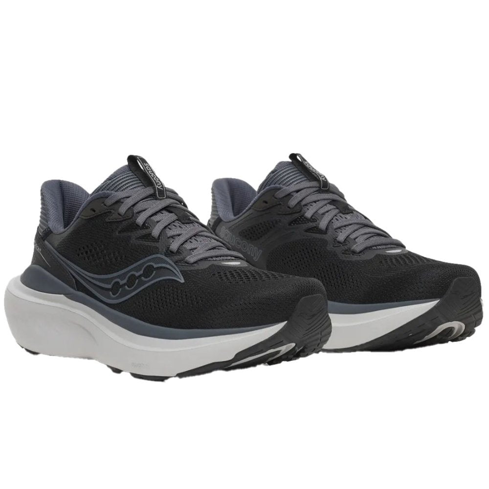 Saucony Echelon 11 Løbesko Herr Extra Bred Black Gunmetal