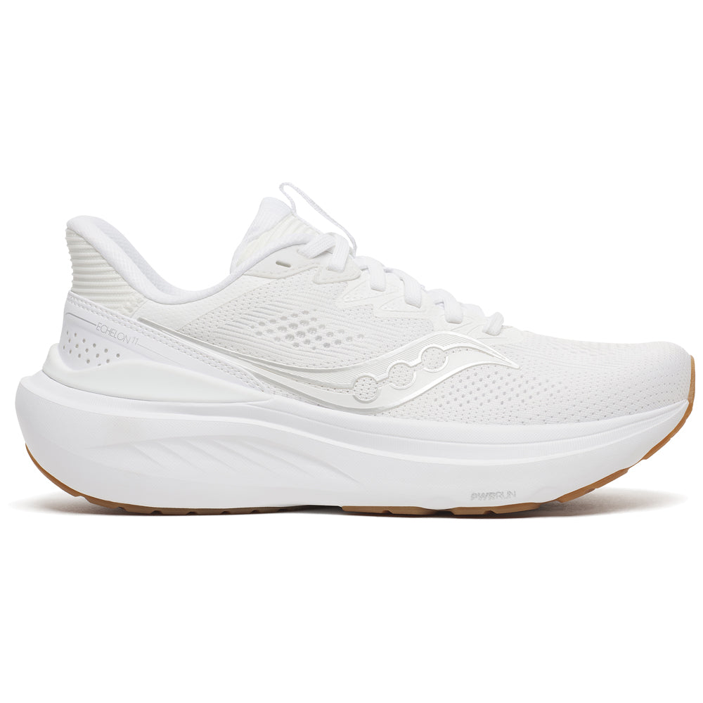 Saucony Echelon 11 Løbesko Dame Bred White Gum