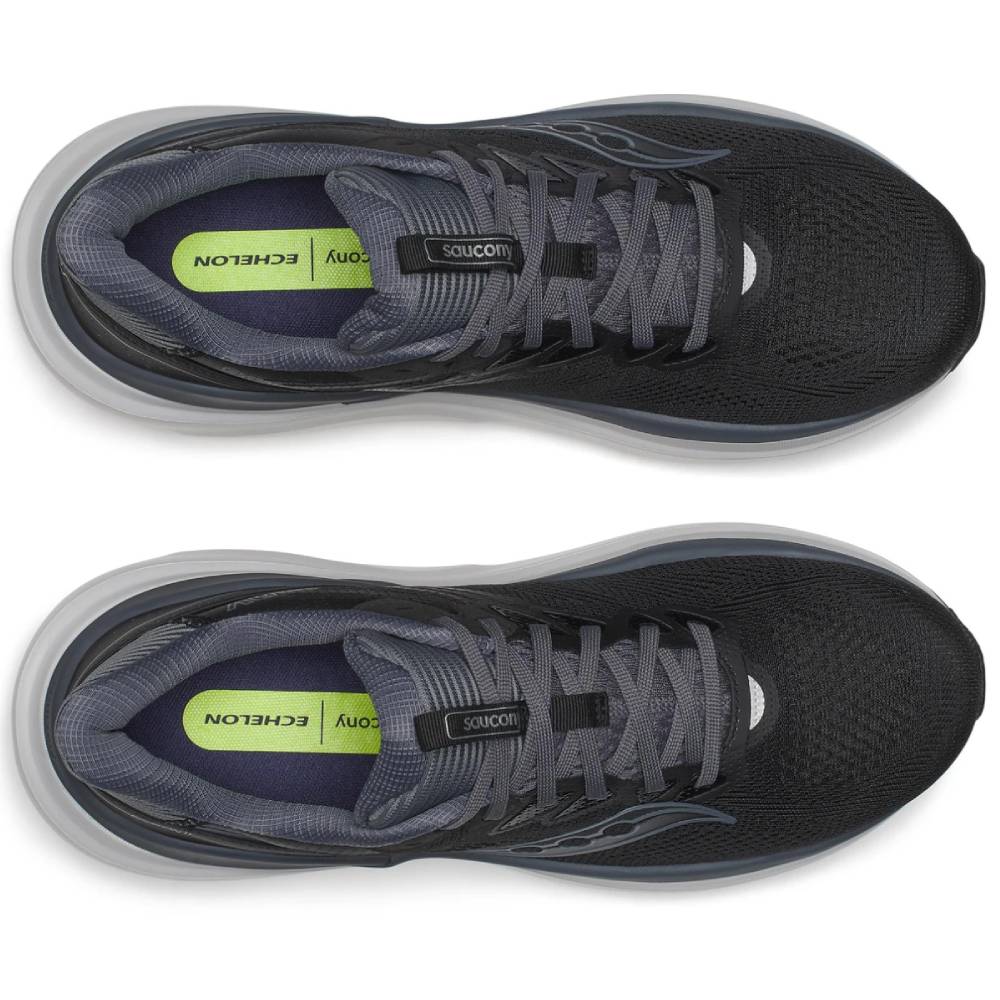 Saucony Echelon 11 Løbesko Herr Extra Bred Black Gunmetal