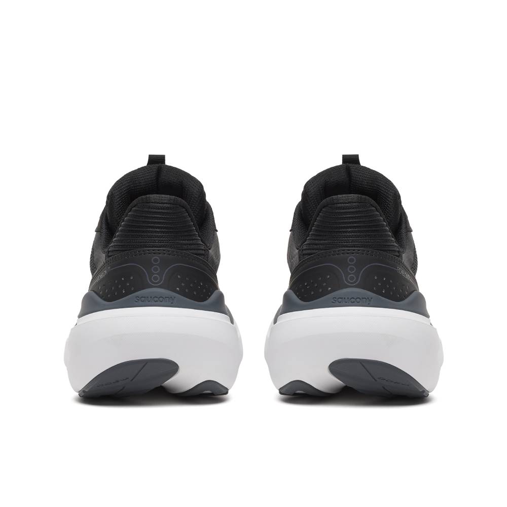Saucony Echelon 11 Løbesko Dame Ekstra Bred Black White