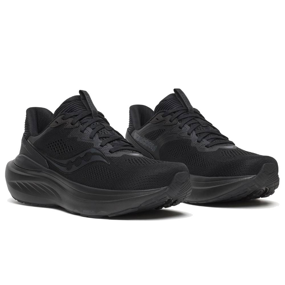 Saucony Echelon 11 Løbesko Dame Bred Triple Black