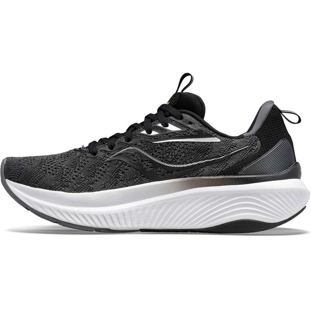 Saucony Echelon 9 Løbesko Dame Bred Sort Hvid