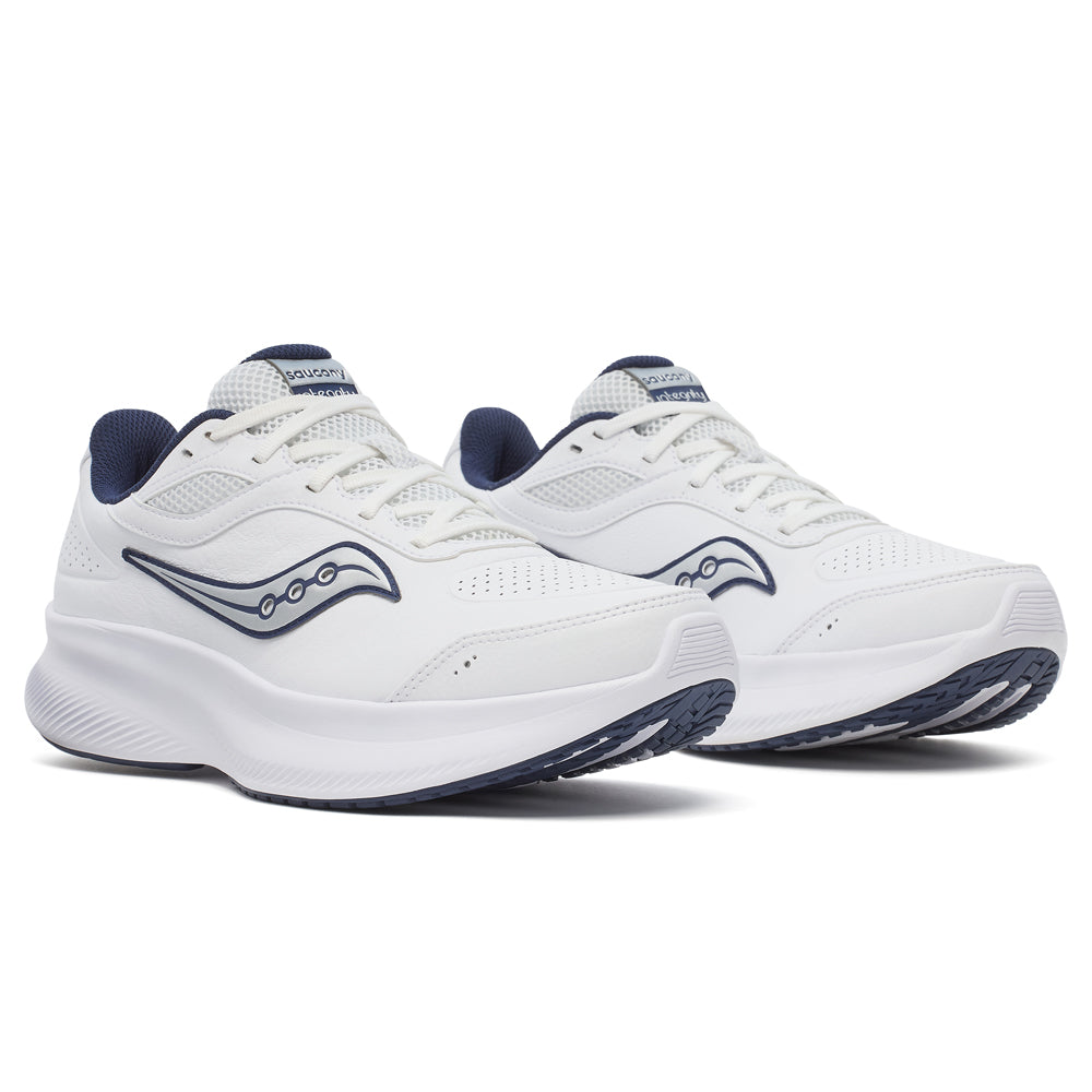 Saucony Integrity Metro Gåsko Herre Bred White Navy