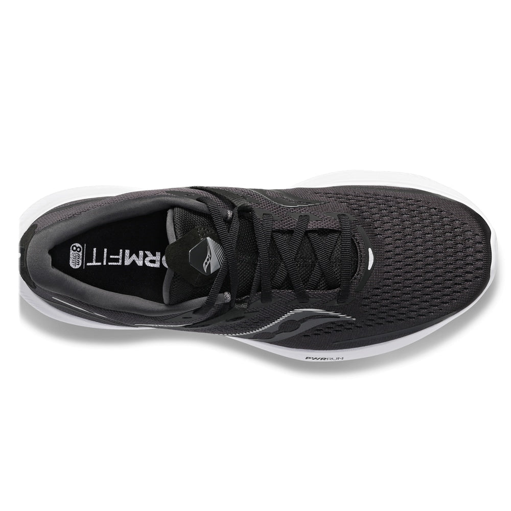 Saucony Ride 15 Løbesko Herre Sort Hvid