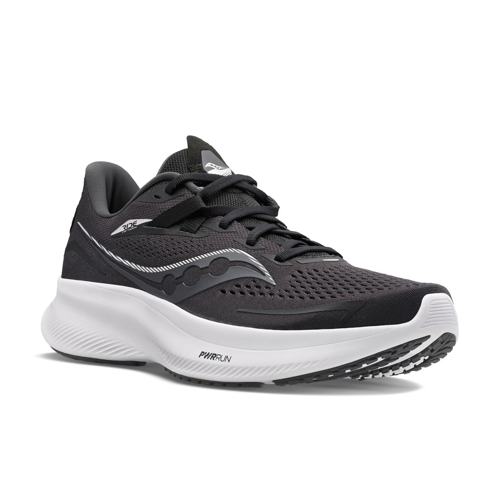 Saucony Ride 15 Løbesko Herre Sort Hvid