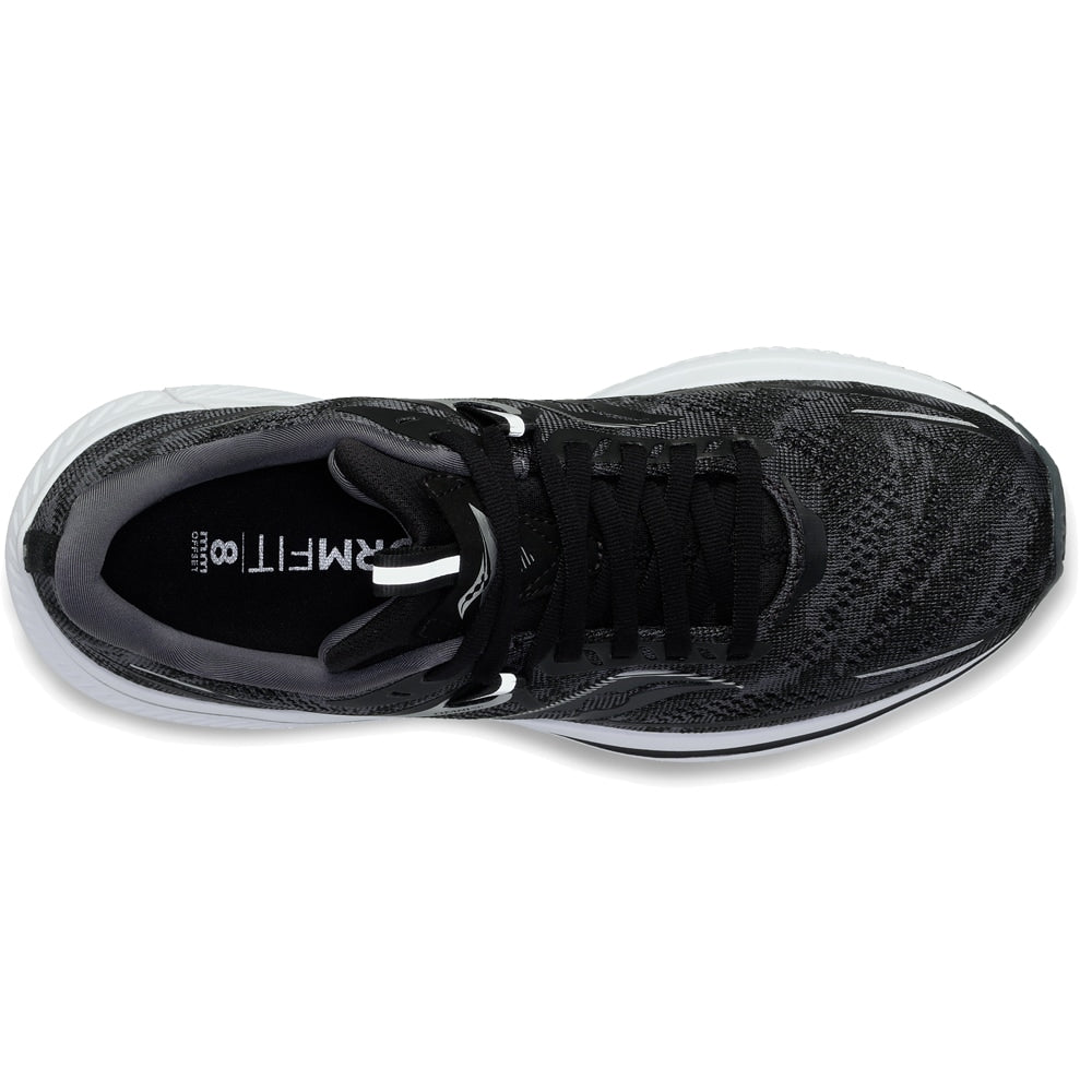 Saucony Omni 21 Løbesko Dame Bred Sort Hvid