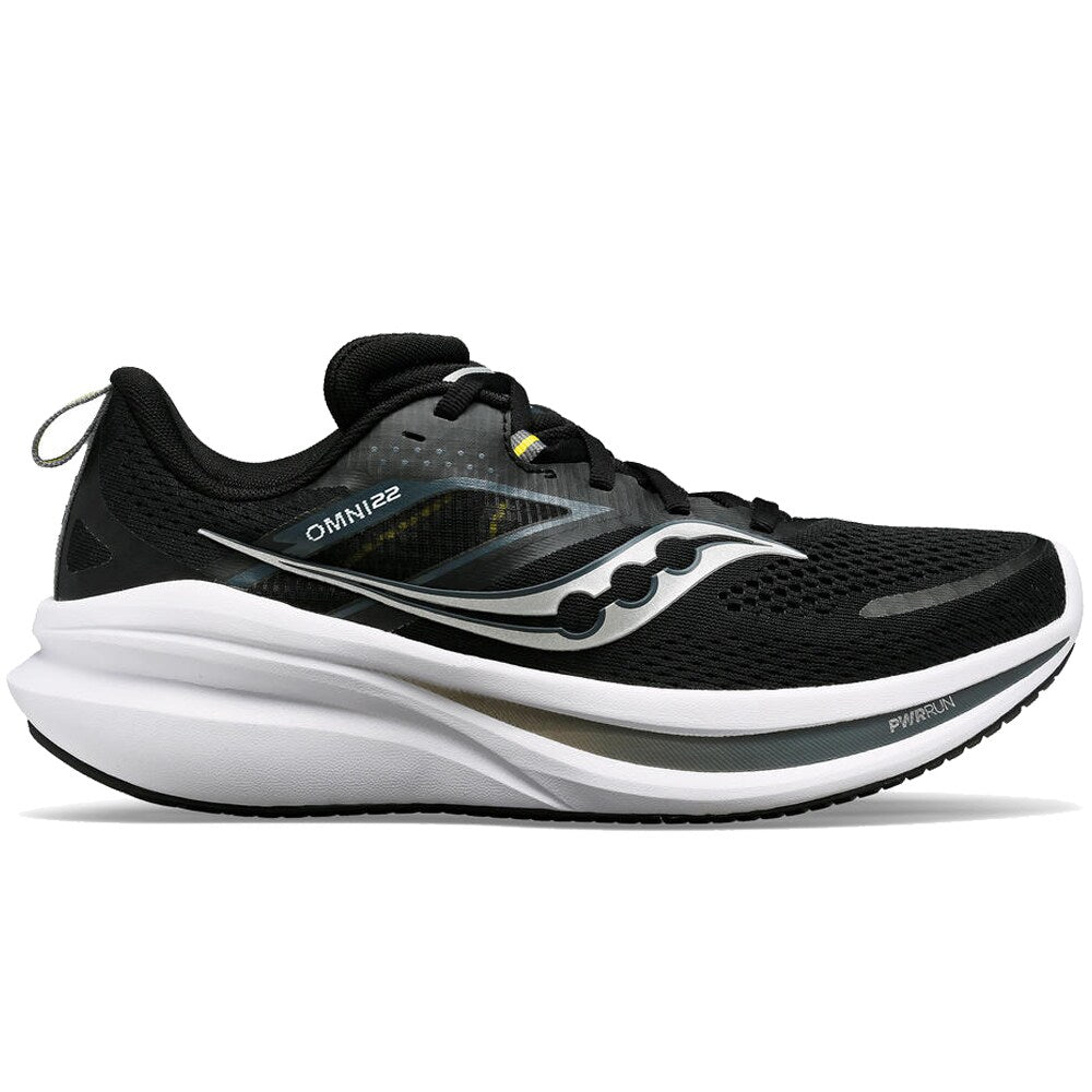 Saucony Omni 22 Løbesko Dame Bred Sort Hvid