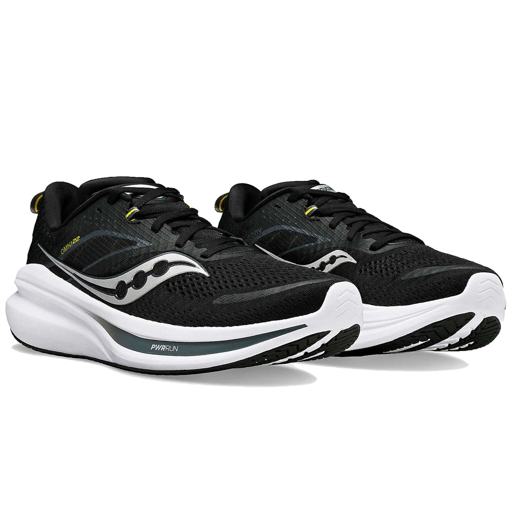 Saucony Omni 22 Løbesko Herre Bred Sort Hvid