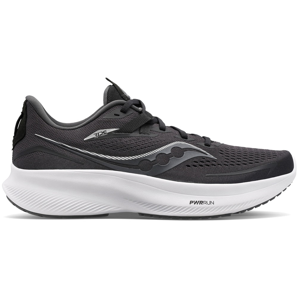 Saucony Ride 15 Men Black White