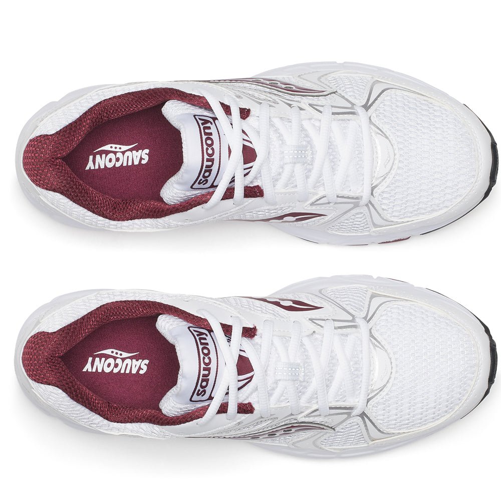 Saucony Ride Millennium Gåsko Unisex White Maroon