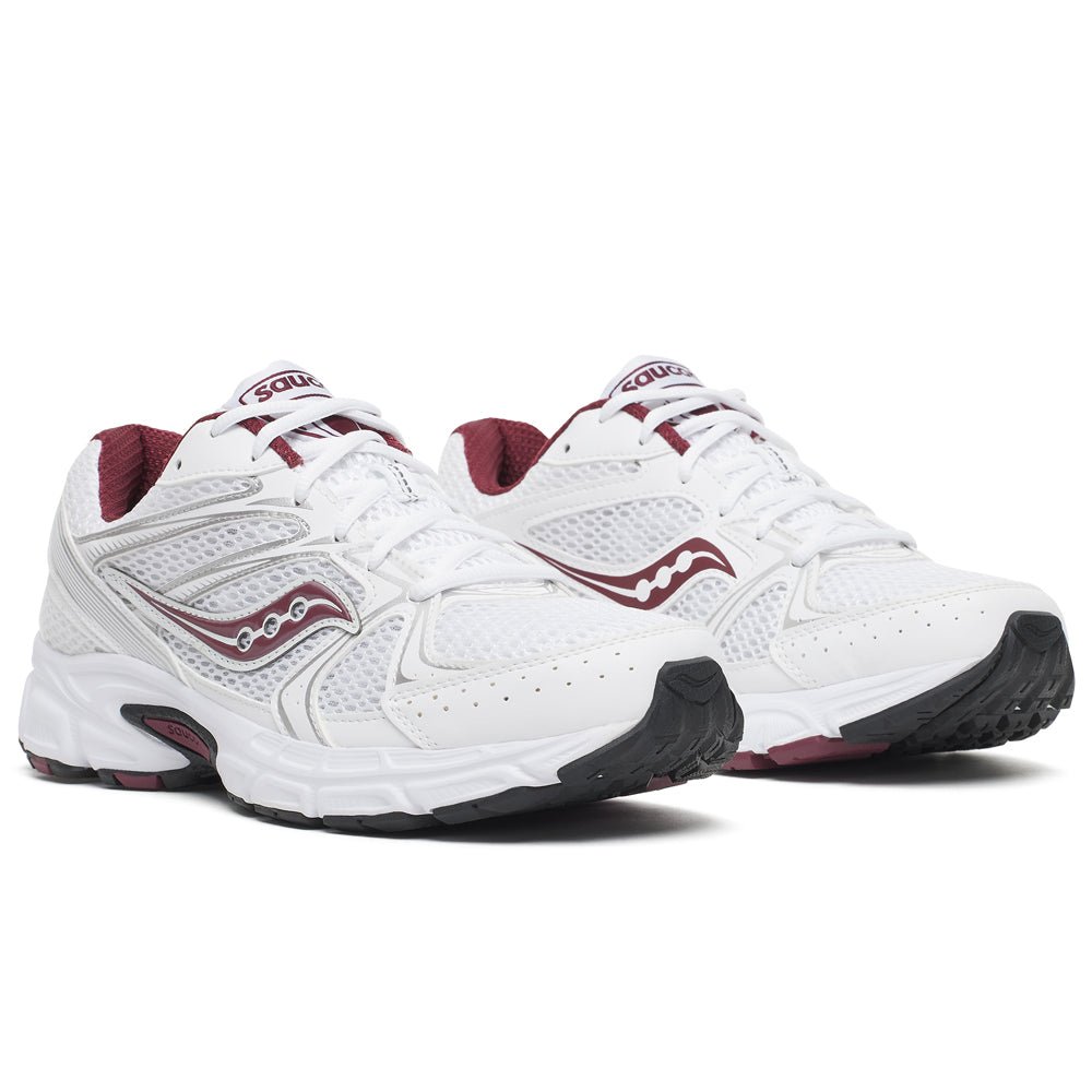 Saucony Ride Millennium Gåsko Unisex White Maroon
