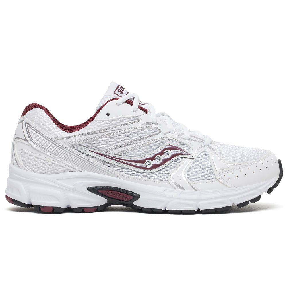 Saucony Ride Millennium Gåsko Unisex White Maroon