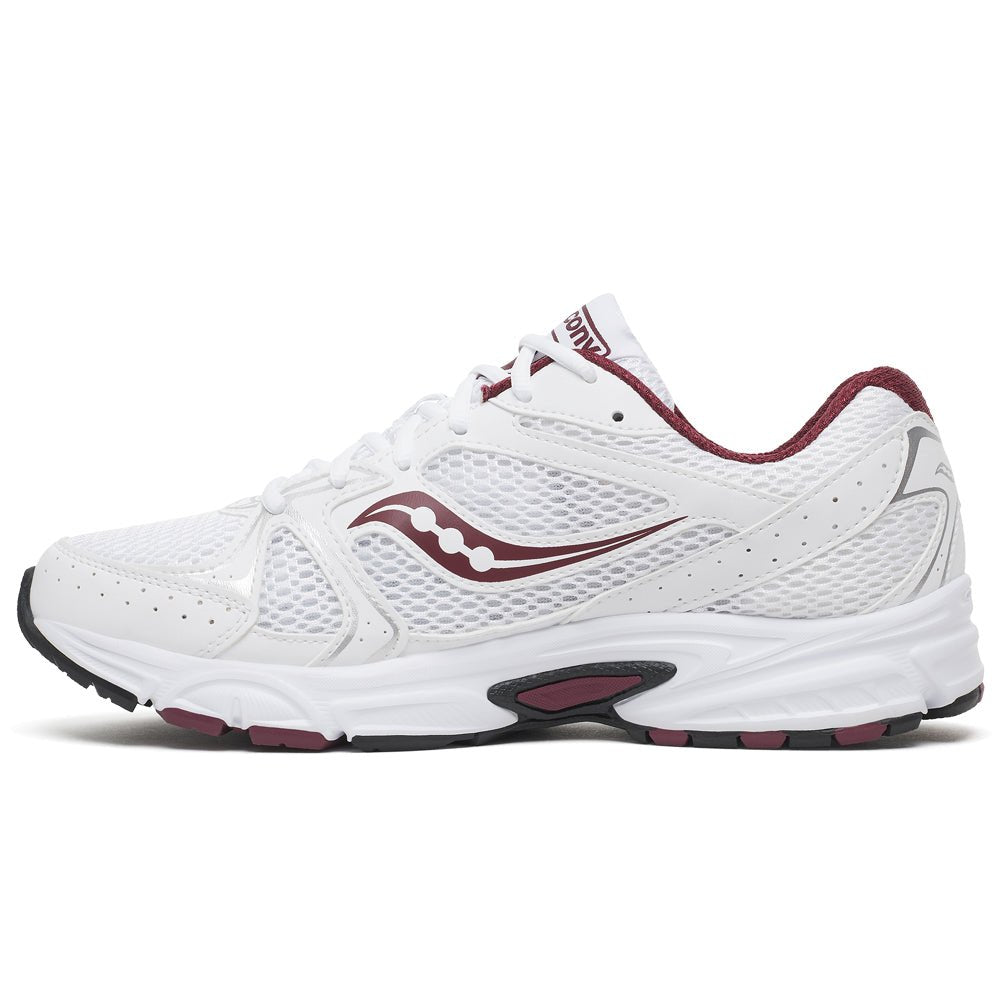 Saucony Ride Millennium Gåsko Unisex White Maroon