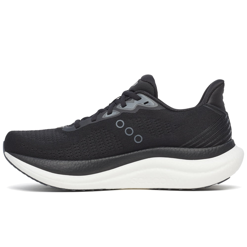 Saucony Triumph 23 Løbesko Herre Bred Sort Hvid