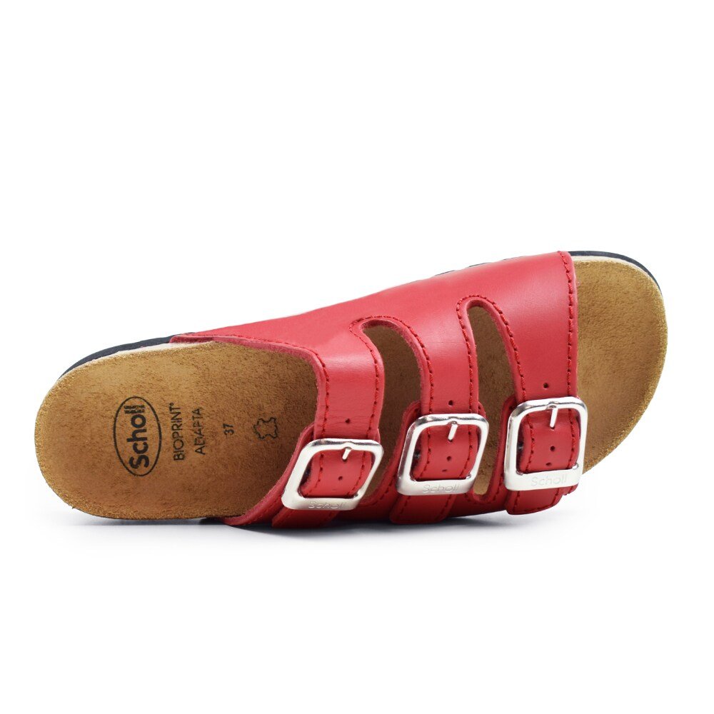 Produktbild 5 - Scholl Damsandal Rio Wedge AD Röd