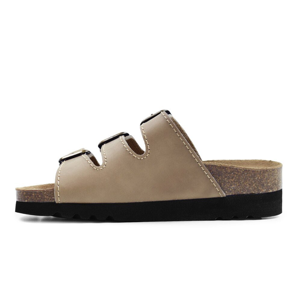 Scholl Sandal Dame Rio Wedge AD Beige