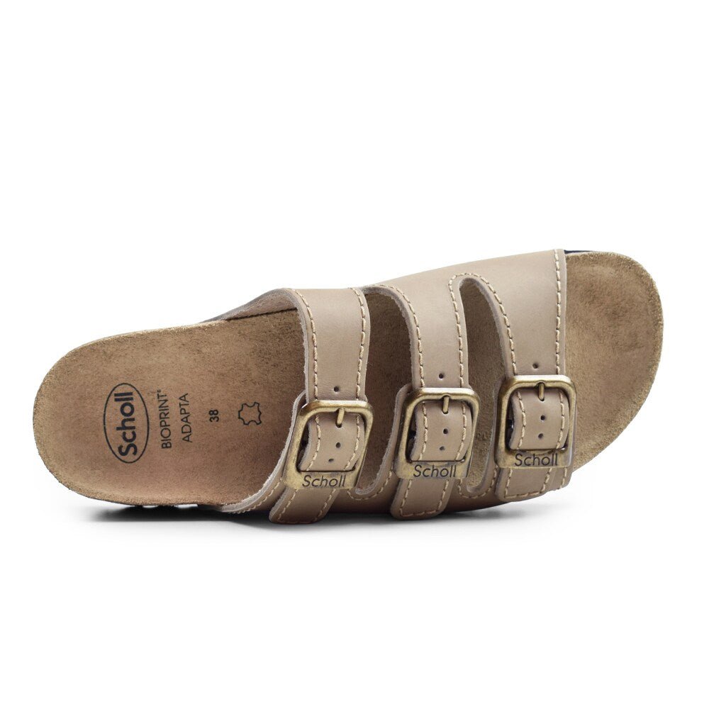 Scholl Sandal Dame Rio Wedge AD Beige