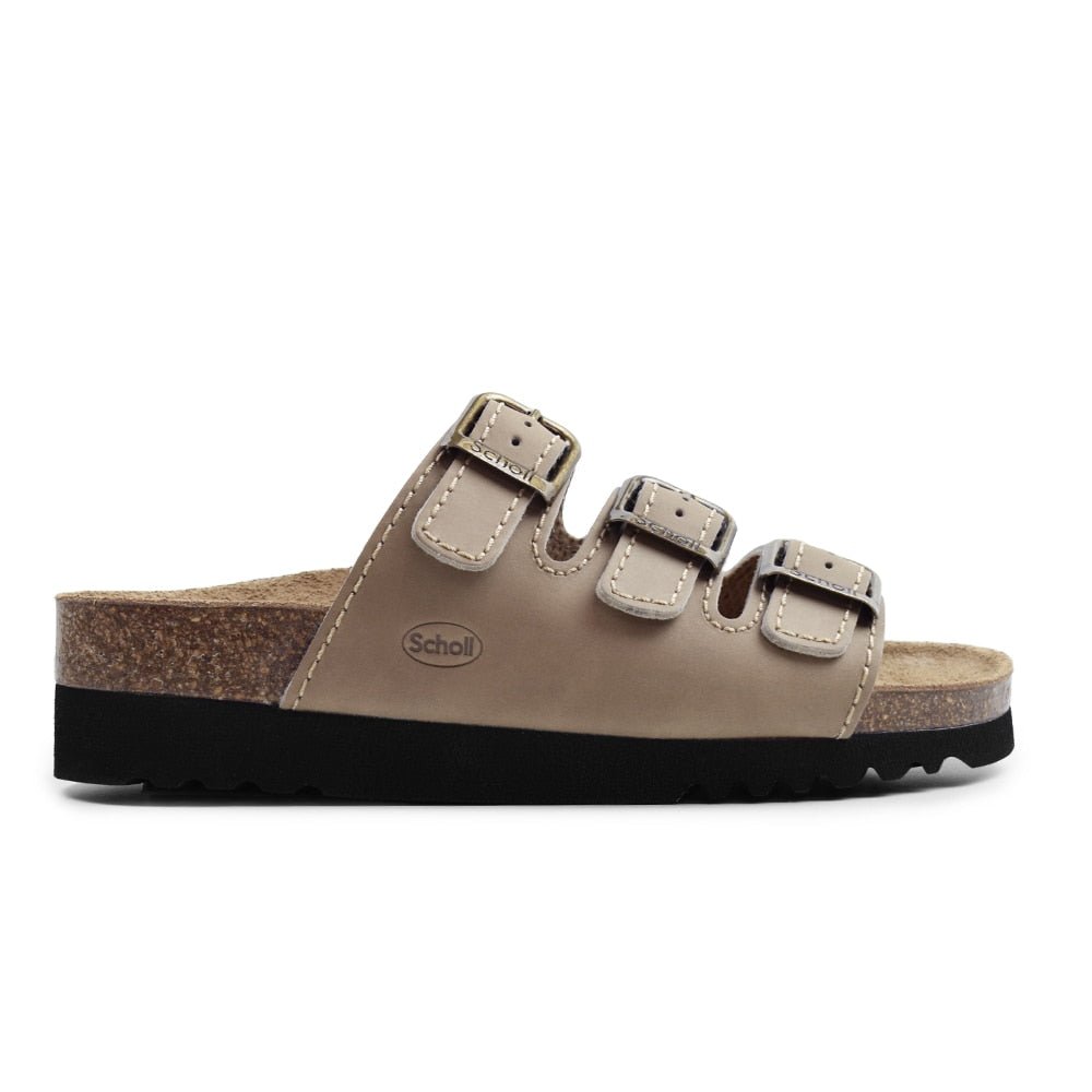 Scholl Sandal Dame Rio Wedge AD Beige