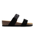 Scholl Sandaler Dame Ostuni 2 Straps Black