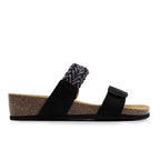 Scholl Sandaler Dame Ostuni 2 Straps Black