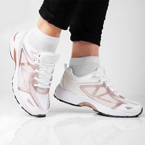 Scholl Sprinter Net White Gold