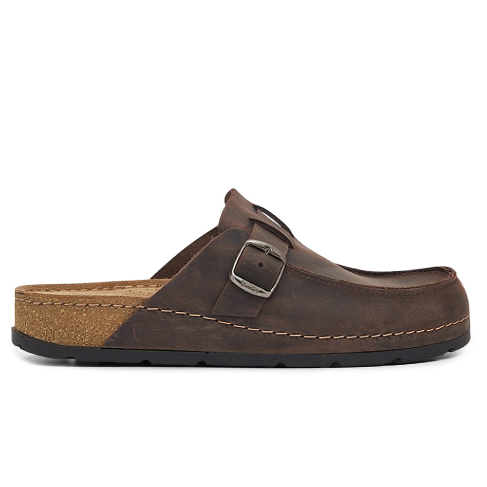 Scholl Tofflor Dam Bora Moccasin Dark Brown