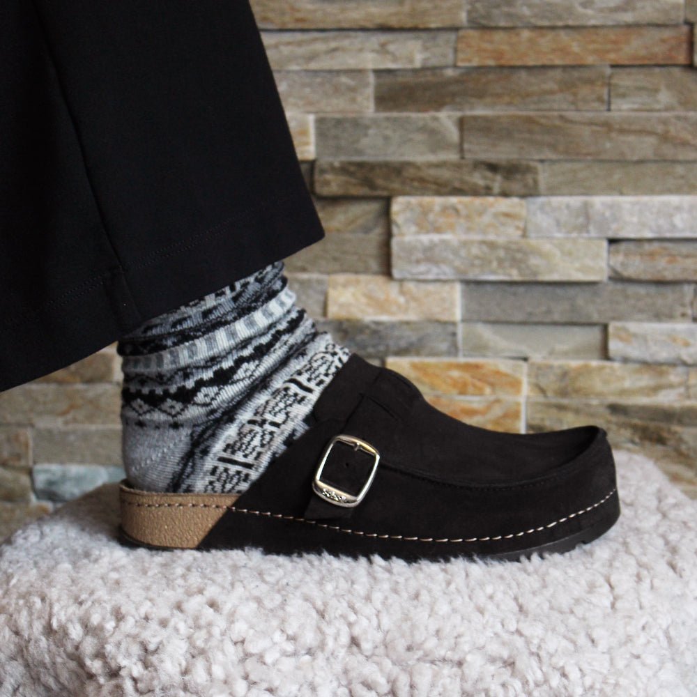 Scholl Hjemmesko Dame Bora Moccasin Black