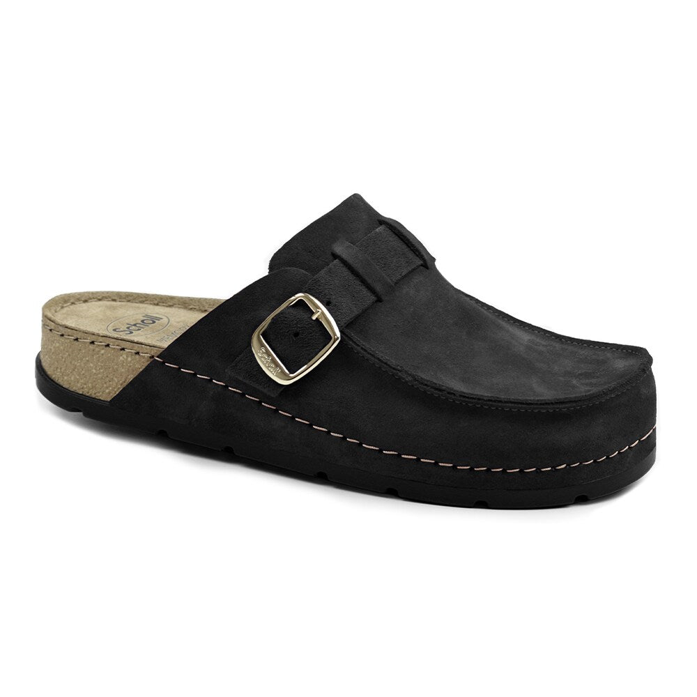 Scholl Tofflor Dam Bora Moccasin Black