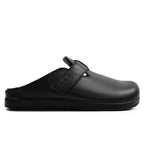 Scholl Hjemmesko Elio Strap Læder Black