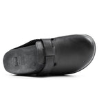 Scholl Hjemmesko Elio Strap Læder Black