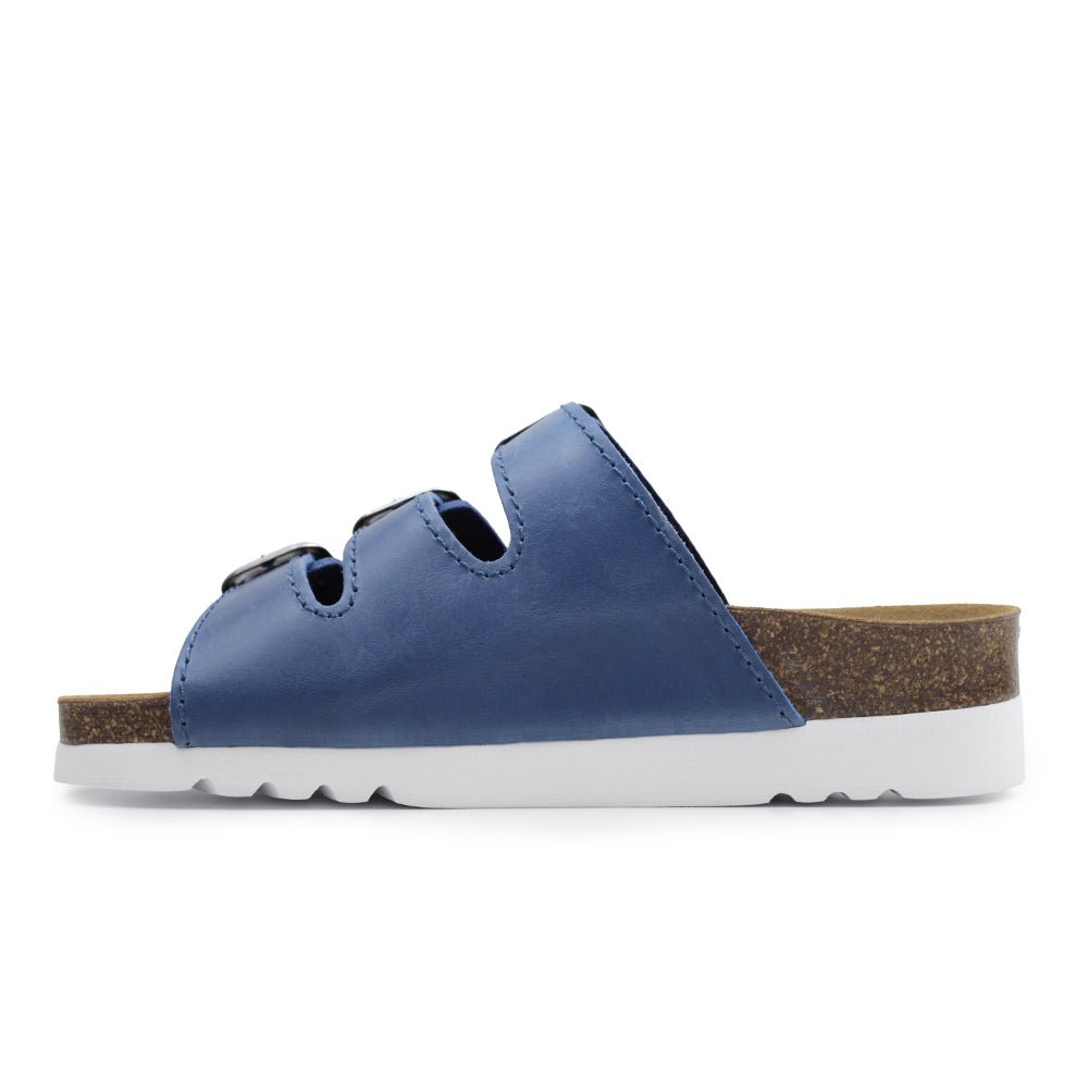 Scholl Sandaler Bioprint Rio AD Dame Blue