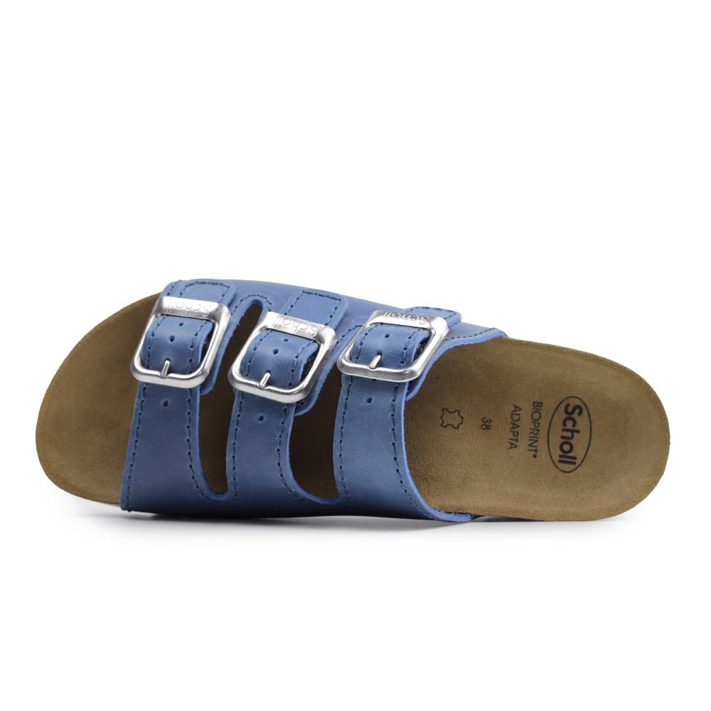 Scholl Sandaler Bioprint Rio AD Dame Blue