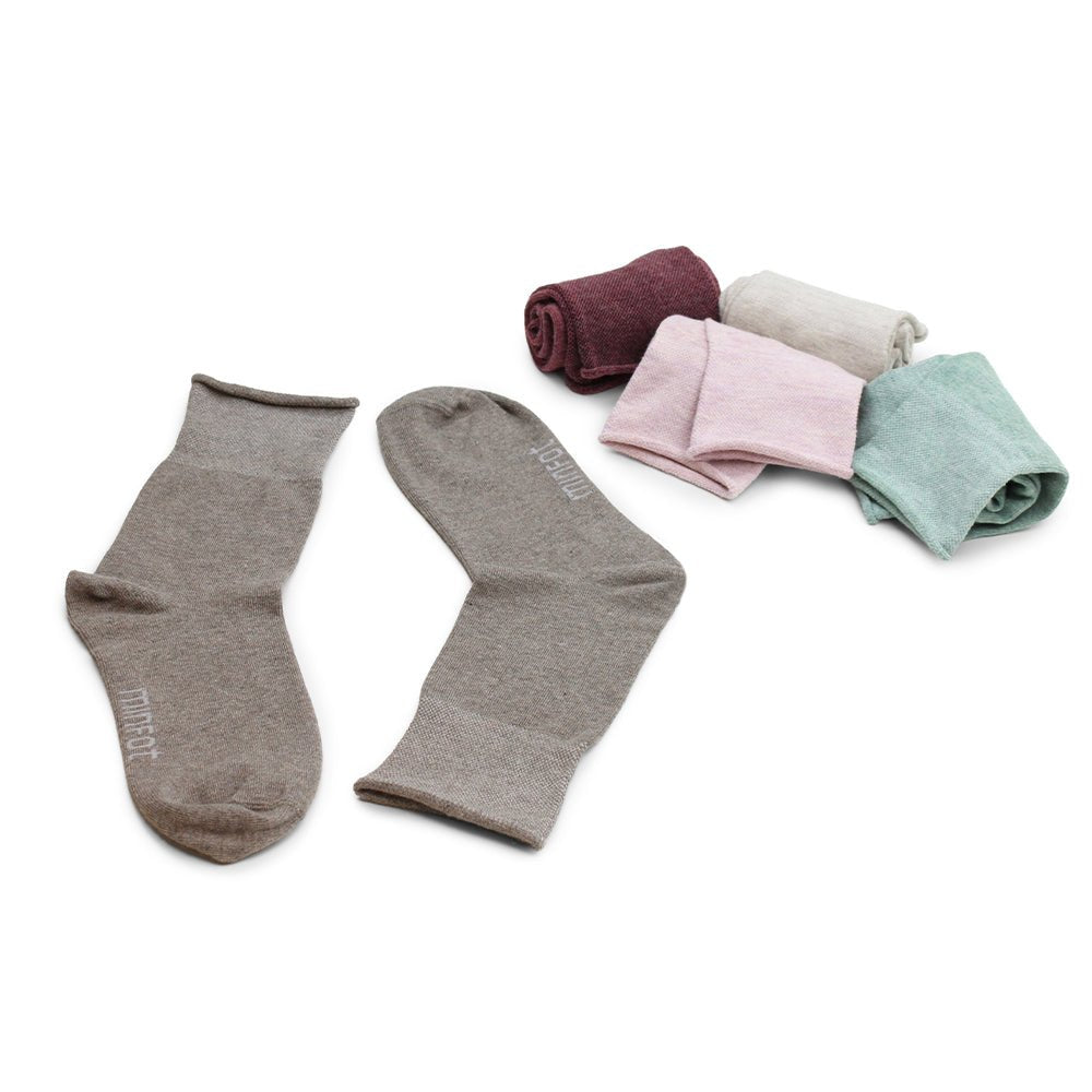 Produktbild 9 - Minfot Bomuldsstrømper Sensitive Meadow 5-pak