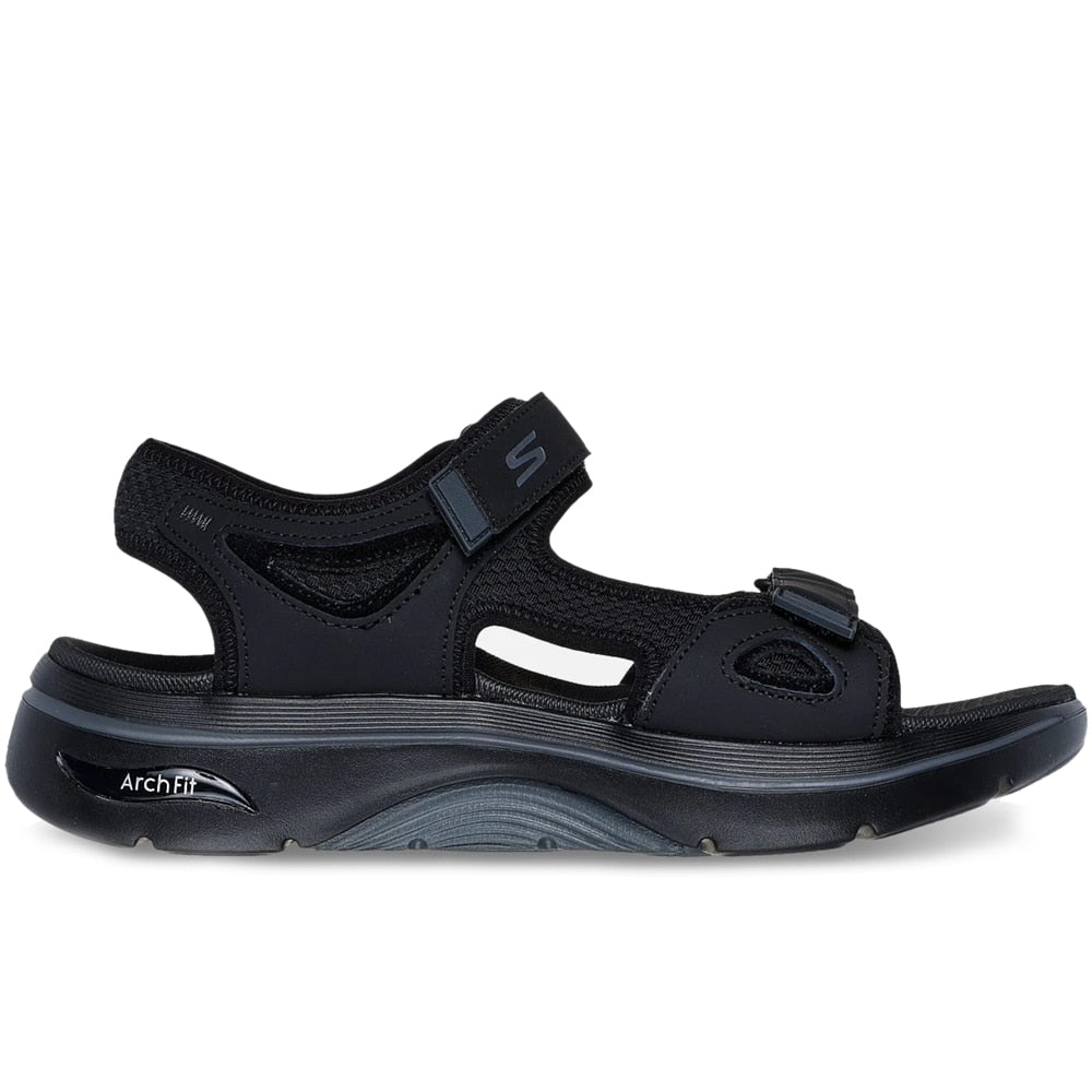 Skechers Mens Go Walk Sandal Arch Fit 2.0 Black