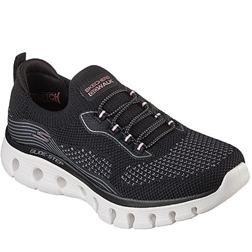 Produktbild 3 - Skechers Go Walk Glide Step sko til kvinder, sort/pink