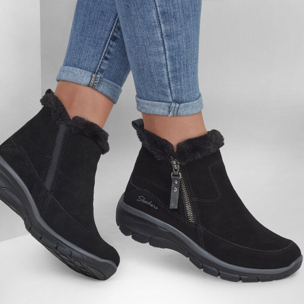Produktbild 2 - Skechers Womens Boots Relaxed Fit Cool Zip Black