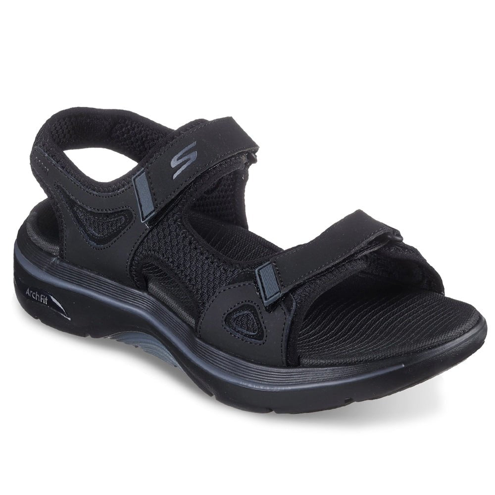 Produktbild 3 - Skechers Mens Go Walk Sandal Arch Fit 2.0 Black