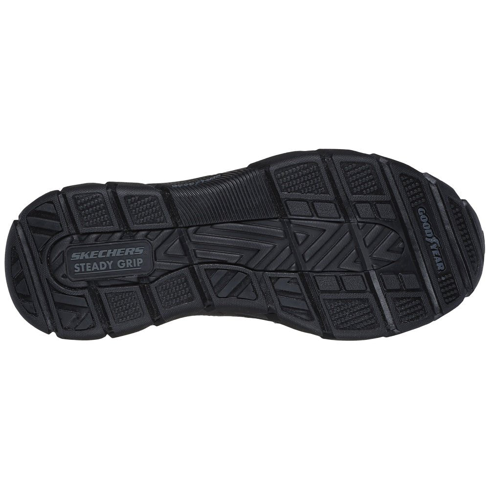Produktbild 5 - Skechers Mens Slip-Ins Relaxed Fit Leather Black