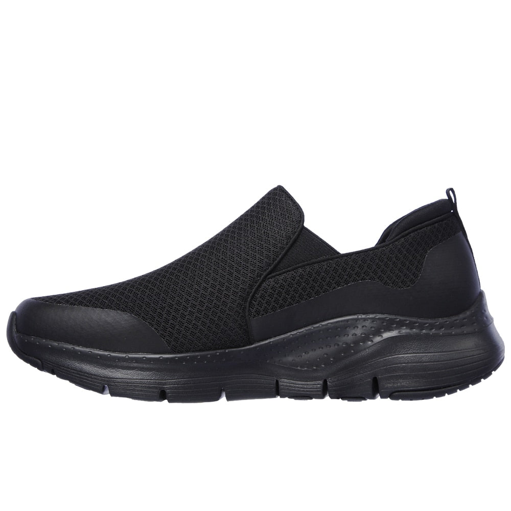 Produktbild 2 - Skechers Mens Arch Fit Banlin Slip on Black