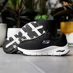 Skechers Womens Arch Fit Big Appeal Black White