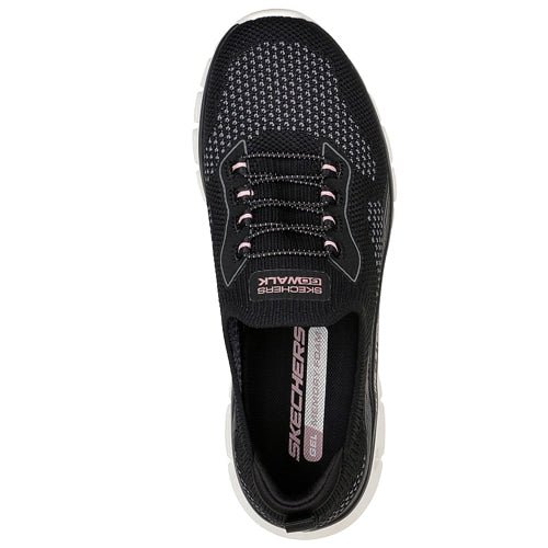 Produktbild 4 - Skechers Go Walk Glide Step sko til kvinder, sort/pink