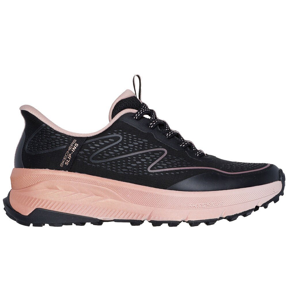 Skechers Womens Slip-Ins Switch Back Black Pink