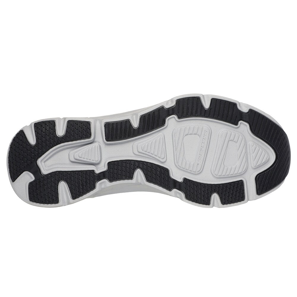 Skechers Mens D Lux Walker 2.0 Slip-Ins Black Grey