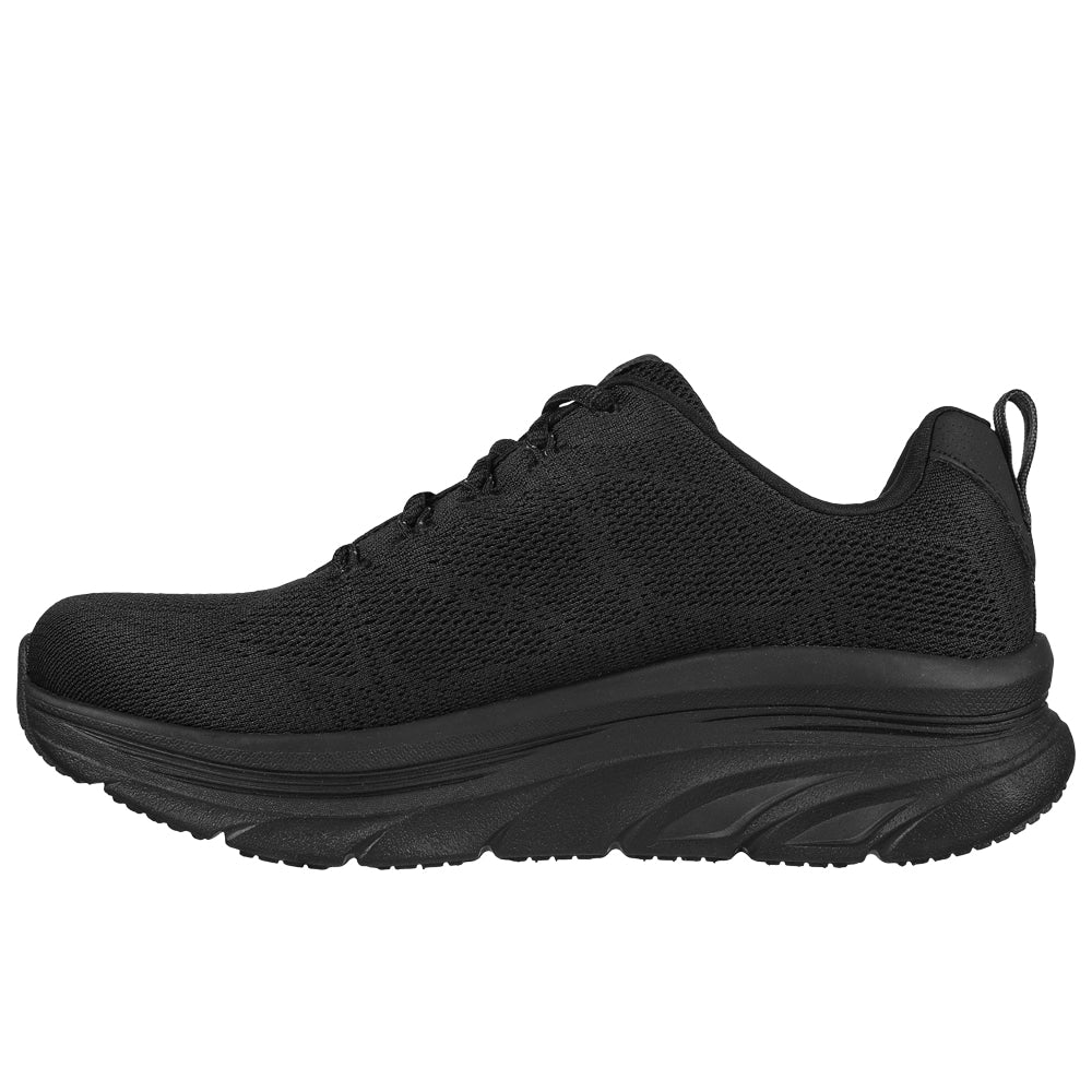 Skechers Womens D Lux Walker Vandtætte Sko Sort