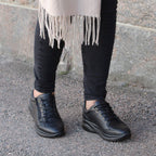 Minfot Lexi Sneakers Dame Vandafvisende TEX Skind Sort