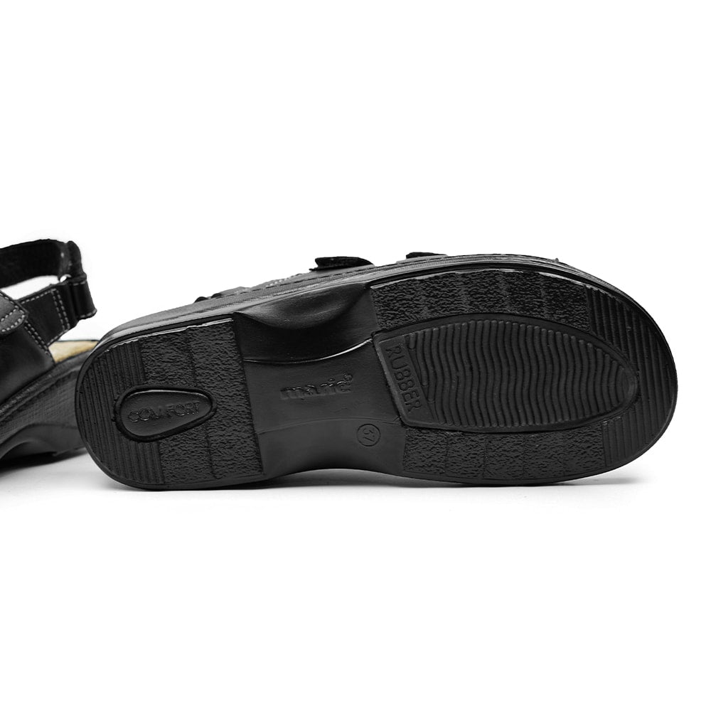 Tellus Sköna Marie Damesandaler Lola Sort